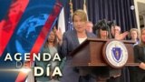 AGENDA Gobernadora de Massachusetts declaró estado de emergencia por la continua llegada de inmigrantes 