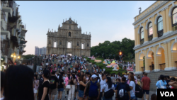 Macao's Macanese people hope the former Portuguese colony can maintain its cultural uniqueness so that future tourists will not only see architectural heritage sites such as the ruins of St. Paul's, but also the rest of the city. (Cindy Sui/VOA)