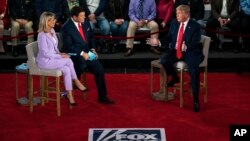 Presidenti Trump duke folur për Fox News në vitin 2020