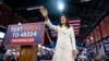 Republican presidential candidate Nikki Haley greets supporters after her speech, Feb. 15, 2023, in Charleston, South Carolina. 