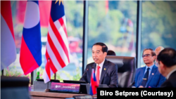 Jokowi mengatakan ASEAN mempunyai aset kuat untuk bisa menjadi epicentrum of growth di mana ada pertumbuhan ekonomi yang tinggi di atas rata-rata dunia, bonus demografi, dan stabilitas kawasan yang cukup terjaga. (Foto: Courtesy/Biro Setpres)