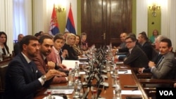 Prvi sastanak Kolegijuma Skupštine Srbije o primeni preporuka ODIHR za poboljšanje izbornih uslova (izvor: Fonet / Aleksandar Barda)