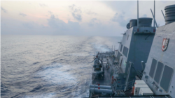 美軍艦再次進入“美濟礁”12海裡航行 中國軍方稱要堅決捍衛國家主權