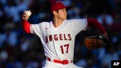 Shohei Ohtani u dresu Los Angeles Angelsima (Foto: AP/Ashley Landis)