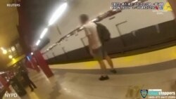 Նյու Յորքում ոստիկանները մետրոյում փրկել են գնացքի գծերում հայտնված տղամարդուն_1.mp4