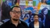 Antonio Valle, izquierda, y su esposa Brenda, de pie en una fotografía después de una entrevista con The Associated Press en Los Ángeles, el martes 18 de junio de 2024. Ambos nacieron en México, Antonio Valle es ciudadano estadounidense desde 2001.