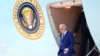 President Joe Biden arrives on Air Force One at Austin-Bergstrom International Airport, July 29, 2024, in Austin. Biden is attending an event at the Lyndon B. Johnson Presidential Library and Museum commemorating the 60th anniversary of the country’s Civil Rights Act.