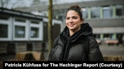 Neriman Raim, a 16-year-old student in Germany, thought she wanted to work in an office but changed her mind. (Patricia Kühfuss for The Hechinger Report)