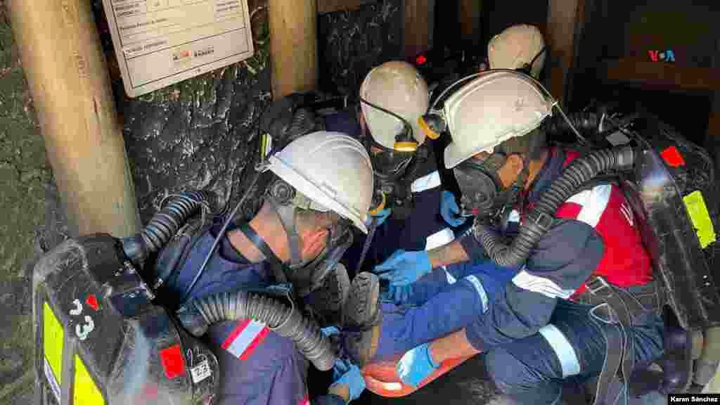 Cifras de la Federación de Aseguradores Colombianos (Fasecolda) aseguran que el 15 % de los trabajadores mineros se accidentan, especialmente en minas subterráneas de carbón. [Foto: Karen Sánchez, VOA]