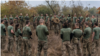 New recruits with the Ukrainian Army’s Third Separate Assault Brigade training in Kyiv; Photo Credit: Brendan Hoffman / NYT