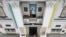 An Image of Pope John Paul II is seen on the Basilica of the Presentation of the Blessed Virgin Mary in Wadowice, the birth place of Pope John Paul II, Poland, March 15, 2023. 