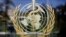 FILE - The logo of the World Health Organization is seen at the WHO headquarters in Geneva, Switzerland. The U.N. health agency listed, Nov. 5, 2024, 17 pathogens that cause widespread disease and death, including HIV, malaria and tuberculosis.