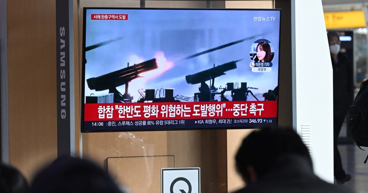 朝鲜在海上缓冲区附近射炮 2岛屿居民撤离 韩国实施射击训练反制