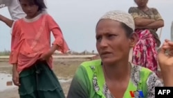 မိုခါမုန်တိုင်းအတွင်း မိသားစုဝင်တချို့ဆုံးရှုံးခဲ့ရသူ၊ စစ်တွေမြို့အနီးကျေးရွာတခုမှာ နေထိုင်တဲ့ ရိုဟင်ဂျာမွတ်ဆလင် အမျိုးသမီး နူရ်ဘာ (Nur Bah)