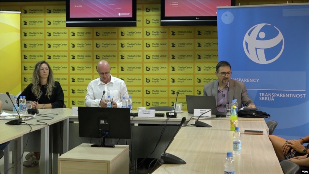 Konferencija za medije o junskim lokalnim izborima organizacije Transparentnost Srbija 