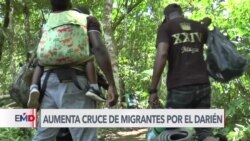 Nuevo récord de migrantes que cruzan el Darién