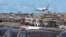 Unused rental cars are parked in an overflow lot at Kahului Airport in Kahului, Hawaii, on Aug, 14. 2023.