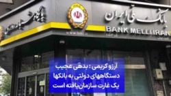 آرزو کریمی: بدهی عجیب دستگاههای دولتی به بانکها یک غارت سازمان‌یافته است