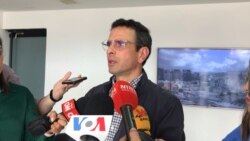 El opositor venezolano Henrique Capriles niega negociaciones con el gobierno de Nicolás Maduro