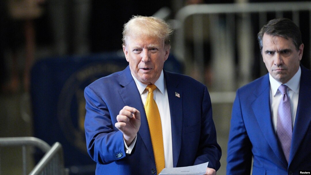 Donald Trump hanze y'urukiko rw'I Manhattan muri Leta ya New York