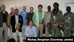 Мики Бергман с делегацией Билла Ричардсона в Дарфуре. Судан, 2007.