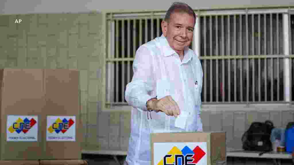 El líder opositor Edmundo González Urrutia votó y pidió a la población acercarse a las urnas. Dijo que esta elección marca una redención para los venezolanos.&nbsp;