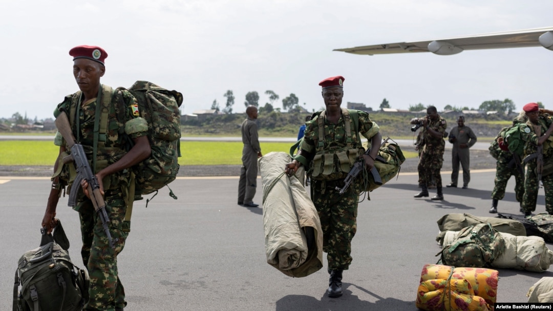 Abasirikare b'Uburundi bashitse ku kibuga c'indege i Goma 