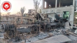 ရွှေဘိုနယ် ထူးကြီးရွာ နေအိမ်နှစ်ရာကျော်နဲ့ ယက်ကန်းစင်များမီးရှို့ဖျက်ဆီးခံရ

