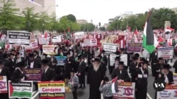 Thousands of pro-Palestinian protesters converge on US Capitol 