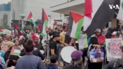 Pro-Palestinian Protestors Rally Outside US Consulate in Johannesburg
