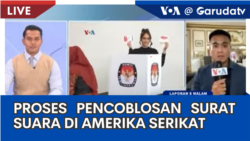 Laporan VOA untuk GarudaTV: Proses Pencoblosan di Amerika Serikat