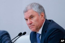 FILE - Vyacheslav Volodin