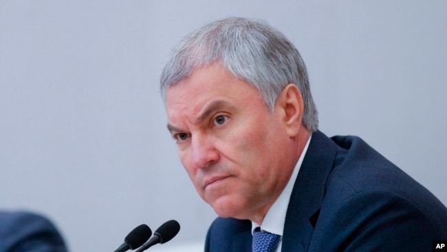 Vyacheslav Volodin, Kryetar i Dhomës së Ulët të Parlamentit rus