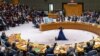 Members of the Security Council vote on a resolution regarding Palestinian U.N. membership during a Security Council at U.N. headquarters in New York City, New York, U.S., April 18, 2024. (Eduardo Munoz/REUTERS)