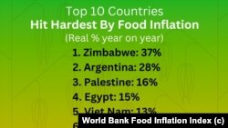 World Bank Food Inflation Index