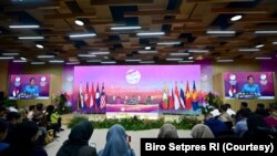Presiden Joko Widodo saat menutup KTT ASEAN ke-42 di Labuan Bajo, Manggarai Barat, Nusa Tenggara Timur (NTT), 11 Mei 2023.(Biro Setpres RI)
