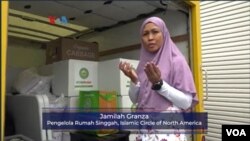 Jamilah Granza Pengelola Rumah Singgah bagi Perempuan Imigran Muslim Penyintas KDRT (VOA/videograb)