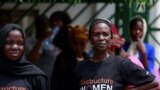 Des femmes assistent à une manifestation contre les préjugés législatifs à l'égard des femmes, à l'occasion de la Journée internationale de la femme, à Abuja, au Nigeria, le 8 mars 2022. (Photo Afolabi Sotunde/Reuters)