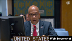 Arhiv - Zamjenik američke ambasadorice u UN-u Robert Wood govori na sjednici Vijeća sigurnosti UN-a o BiH.
