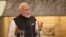 India's Prime Minister Narendra Modi speaks during a joint press conference with Greek Prime Minister Kyriakos Mitsotakis at the Maximos Mansion in Athens, Greece, Aug. 25, 2023.