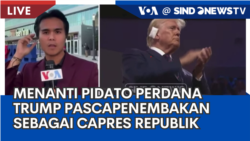 Laporan VOA untuk SINDOnews TV: Menanti Pidato Perdana Trump Pascapenembakan sebagai Capres Republik