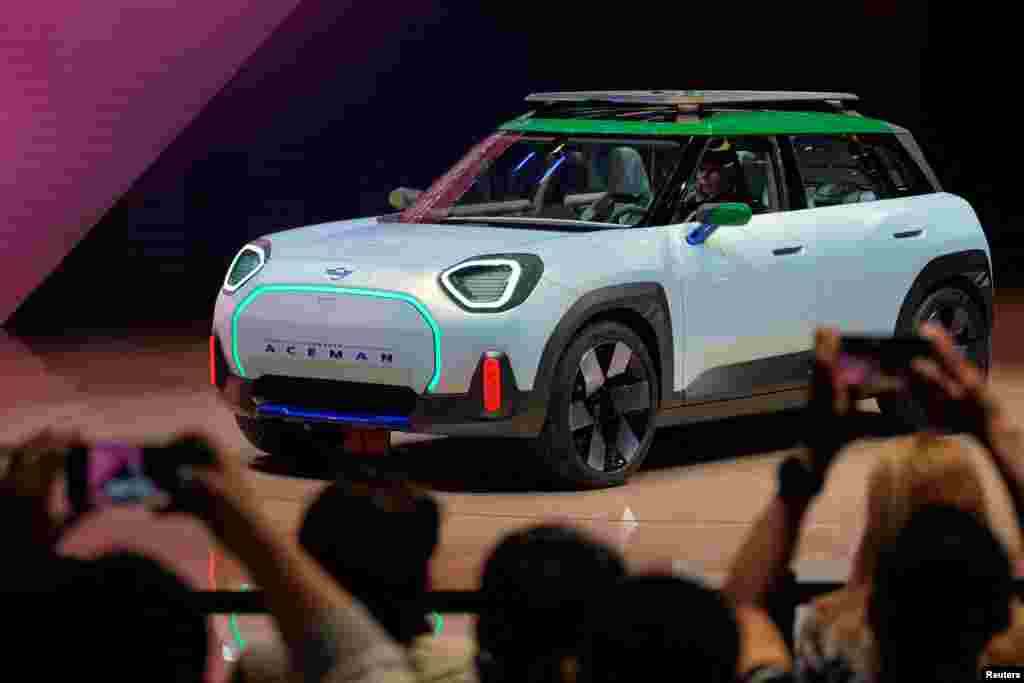 The MINI Concept Aceman is unveiled during an event at the Auto Shanghai show, in Shanghai, China.