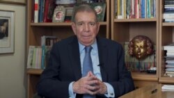 El candidato presidencial de la oposición en Venezuela emite su primer mensaje al país
