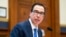 FILE - Then-treasury secretary Steven Mnuchin testifies on Capitol Hill in Washington, Dec. 2, 2020. 