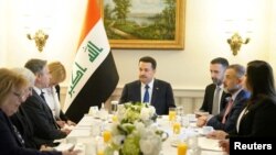 Irak Başbakanı Washington’da Dışişleri Bakanı Antony Blinken’la görüştü.