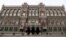 FILE - A general view shows the headquarters of the National Bank of Ukraine in Kyiv, April 18, 2019. 