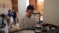 Unbowed, Ukrainian shop serves coffee just 8 kilometers from war's front line