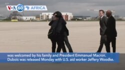 VOA60 Africa - Freed French journalist Dubois returns home 