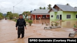 Kondisi wilayah terdampak banjir di Kabupaten Gorontalo, Provinsi Gorontalo, Rabu, 24 Juli 2024. (Foto: BPBD Kabupaten Gorontalo)