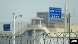 这张摄于2023年7月19日电照片显示据称是新疆地区克孜勒苏柯尔克孜自治州阿图什的一处拘留设施。